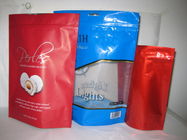 Le bustine di tè opache che imballano, borsa d'imballaggio di rivestimento del caffè della chiusura lampo stanno su