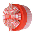 Cilindro di carta - rosa d'imballaggio a forma di del contenitore di regalo per la torta di compleanno
