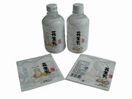 Latte stampato etichette della manica di strizzacervelli di calore della bottiglia per il latte dell'arachide, PVC bianco