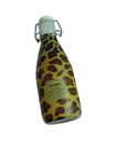 Il leopardo di Brown dell'ANIMALE DOMESTICO ha stampato le etichette della manica degli strizzacervelli per le bottiglie della bevanda del bambino