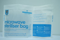 Stia sulle borse blu di stoccaggio dell'alimento della chiusura sottovuoto/le borse sigillatura sotto vuoto di microonda per alimento