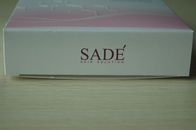 Carta bianca d'imballaggio del contenitore di carta rosa di Sade per la maschera del cosmetico del collagene dei ginseng