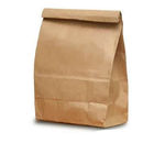 Sacchi di carta naturali su misura per l'imballaggio per alimenti, sacchetto normale di Kraft della carta di Brown