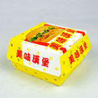 Contenitore d'imballaggio di hamburger eliminabile della scatola di carta del commestibile con il logo su misura