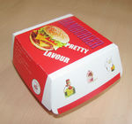 Contenitore d'imballaggio d'imballaggio ecologico di contenitore di carta di hamburger della scatola di carta per l'hamburger
