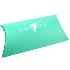 Scatola di carta di estensione dei capelli del contenitore di cuscino con il logo stampato, servizio personalizzato fornito