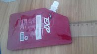 Il liquido rosso di FDA che imballa il sacchetto di plastica/flessibili standard sta sul sacchetto del becco