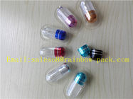 Le bottiglie di pillola di plastica ottagonali di forma 10ml svuotano la bottiglia della capsula per la singola capsula