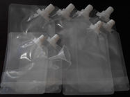 4oz 8oz 16oz 32oz PA/PE stanno sulla borsa trasparente del becco per l'imballaggio del vino