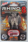 piccola bottiglia della medicina di rinoceronte 10ml, carta di plastica di rinoceronte della pillola containers/3D della capsula