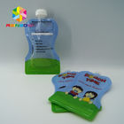 BPA liberano i sacchetti schiacciati riutilizzabili degli alimenti per bambini con l'ugello, doppia chiusura lampo