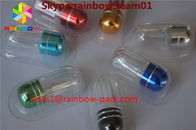 Bottiglie di pillola di plastica del sesso della pallottola, forma di plastica del pene dei contenitori della pillola di esagono