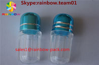 le bottiglie di pillola di plastica da vendere il pisello dei contenitori del capsul hanno modellato i contenitori blu della capsula della bottiglia esagonali e la forma ottagonale