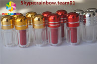 Il blu/oro/pillole dell'argento/rosse capsula modellano la bottiglia con le bottiglie di pillola di plastica del contenitore della bottiglia di pillola di Capsex del metallo da vendere