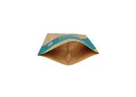 Supporto d'imballaggio commestibile di Brown della carta kraft di Doypack della prova all'ingrosso dell'odore sui sacchetti