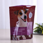 La borsa d'imballaggio del cibo per cani dell'etichetta privata/sta sulla borsa della chiusura lampo per alimento animale
