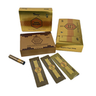 Scatola di miele di lusso e pellicole imballaggio intero set pillole di miele di legno oro toro nero maschio potenziamento