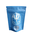 Sacchetto antiodore con macchia UV lucida finestra 3.5g sacchetti di imballaggio di fiori CBD con cerniera