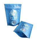 Sacchetto antiodore con macchia UV lucida finestra 3.5g sacchetti di imballaggio di fiori CBD con cerniera