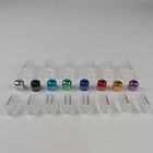 Trasparente trasparente di plastica Pillola da prescrizione Bottiglia Capsule Pillole con tappo