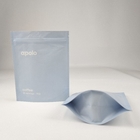 Eco-friendly Stand Up Bag Bag Food Grade Zip Lock Heat Seal Stampato Biodegradabile Custom Food Kraft Paper Bag