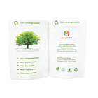 Logo personalizzato 100% carta kraft biodegradabile sacchetti ricapsulabili per alimenti polvere noci commestibili imballaggio sacchetto di tè sottile vuoto