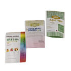 Al dettaglio Borsa di carta Kraft stampata su misura per alimenti Farina Noci Riso Spezie Tè Biodegradabile Borse Mylar