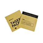 Sacchetti per campioni di caffè e tè personalizzati 8x8 cm Sacchetto di carta Kraft riciclabile