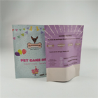 Top Quality Logo personalizzato stampato imballaggio di stoccaggio liscio sacchetto di carta di plastica per alimenti per animali domestici