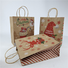 Sacchetti di carta personalizzati con la corda di trazione per regali/abbigliamento/commercio