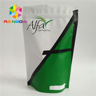 Il di alluminio amichevole eco- sta sulle borse, sacchetto di plastica che imballa per la polvere della proteina del tè.