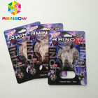 Rinoceronte finitura superficia opaca/lucida di imballaggio della carta della bolla di 69/7 pillole del sesso della capsula