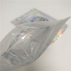 Borsa d'imballaggio Shinning dello smalto della polvere di scintillio di Mylar delle borse dell'ologramma del sacchetto olografico della stagnola