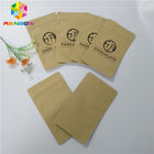 Imballaggio arrostito organico del caffè allineato stagnola di tre sacchi di carta su misura Kraft sigillato lato