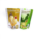 Sacchetti di plastica dell'alimentazione di pollo che imballano la borsa tessuta chiusura lampo laminata Bopp amichevole di Eco
