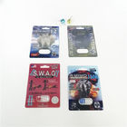 L'abitudine d'imballaggio della carta della bolla della carta patinata ha stampato il pacchetto della capsula della pillola di rinoceronte 69 di effetto 3D