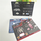 Carte di carta d'imballaggio della bolla della pillola di rinoceronte del blister felice di tempo della Buffalo su ordinazione