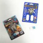 Pillola di miglioramento di prestazione sessuale maschio che imballa la pallottola del contenitore di rinoceronte della carta 3D