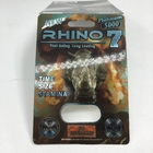 Il rinoceronte 7 5000 incapsula la carta della bolla che imballa la scatola di presentazione sessuale maschio di carta delle pillole 3D