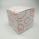 Progettazione su misura materiale di carta della torta nunziale di dimensione delle scatole di stoccaggio del cartone del commestibile