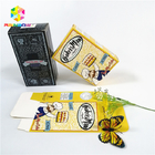 Il logo brillante lucido di progettazione dell'OEM ha stampato le scatole di carta d'imballaggio del ciglio dei cosmetici del regalo della scatola di carta di carta