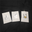Imballaggio di plastica brillante lucido anteriore trasparente dei gioielli della collana dei sacchetti della chiusura lampo