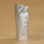 La stagnola d'imballaggio del sacchetto normale d'argento del becco sta sui pacchetti liquidi del becco della bevanda della birra del prodotto disinfettante