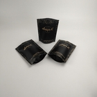 Stia sulla borsa di caffè biodegradabile di carta kraft della carta kraft di carta kraft della borsa della serratura sigillabile nera dello zip