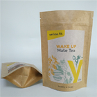 Saldatura a caldo del supporto d'imballaggio della borsa della polvere del tè del latte sulle borse dell'alimento di carta kraft del sacchetto del rinforzo con la chiusura lampo risigillabile