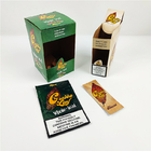 Il nuovo sigaro della foglia di Grabba di progettazione 2020 avvolge l'insieme di esposizione smussato d'imballaggio del pacchetto delle foglie della scatola di carta