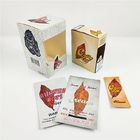 Il nuovo sigaro della foglia di Grabba di progettazione 2020 avvolge l'insieme di esposizione smussato d'imballaggio del pacchetto delle foglie della scatola di carta