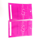 sacchetto sigillato laterale stampato rosa di tre Mylar con la chiara finestra trasparente per l'imballaggio/gioielli dei braccialetti