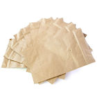 I sacchi di carta marrone chiaro di Kraft della pianura del tè della chiusura lampo stanno su con la valvola di degassamento