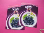 Etichette porpora della manica di strizzacervelli di calore per la bottiglia della bevanda dell'uva della sorsata del labbro